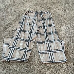 Plaid sweatpants